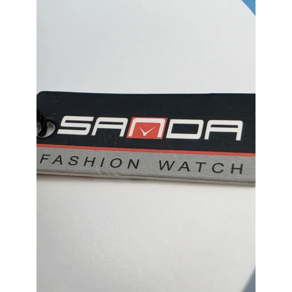 Sanda Sport Watch Stop Watch Alarm & Water Resistant up to 50 Meters Black #0192